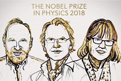 Laser Institute of America Celebrates 2018 Nobel Prize Laureates in Laser Physics Arthur Askin, Gérard Mourou and Donna Strickland